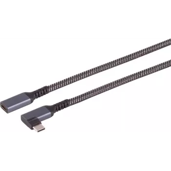 S/CONN maximum connectivity S-Conn 14-74013 USB kábel 3.2 Gen 2 3.1 2 C čierny - biely - kábel - digitálny/dátový