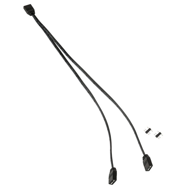 Káblový rozbočovač Kolink ARGB 1-2 rozbočovací kábel 30 cm, 5 V, čierny