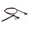 USB kábel DeLOCK EASY-USB 2.0 Type-A konektor samec na Type-C konektor samec 0,5 m čierny