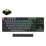 Mechanická 80% klávesnica Keychron K1X-B4 — USB + Bluetooth, QWERTY angličtina, 87 klávesov, RGB podsvietenie, sivá