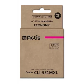 Actis KC-551M atrament (náhrada za Canon CLI-551M; Standard; 12 ml; purpurová)