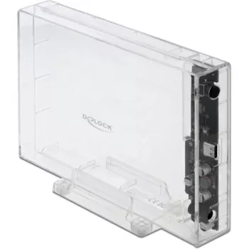 HDD/SSD puzdro DeLOCK 42623 transparentné 2,5/3,5 palca