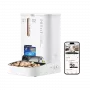Automatický dávkovač krmiva PETKIT YumShare Dual-hopper 2 s kamerou, kapacita 5 L, ABS a nehrdzavejúca oceľ 304, biela