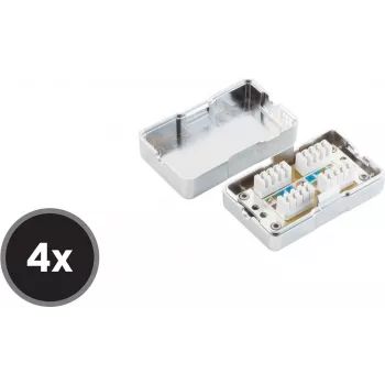 Sieťová zásuvka Cat6 ShiverPeaks BS75001-SET4
