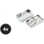 Sieťová zásuvka Cat6 ShiverPeaks BS75001-SET4