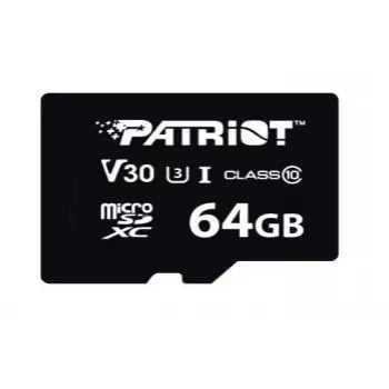 MicroSDXC pamäťová karta PATRIOT VX Series 64 GB UHS-I U3 V30 Class 10 90/80 MB/s vodotesná s ochranou proti zápisu