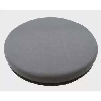Otočný vankúš SUNDO 46820 prenosná ergonomická okrúhla sedacia podložka, pena, Ø400 mm, výška 50 mm, max. zaťaženie 80 kg, sivá