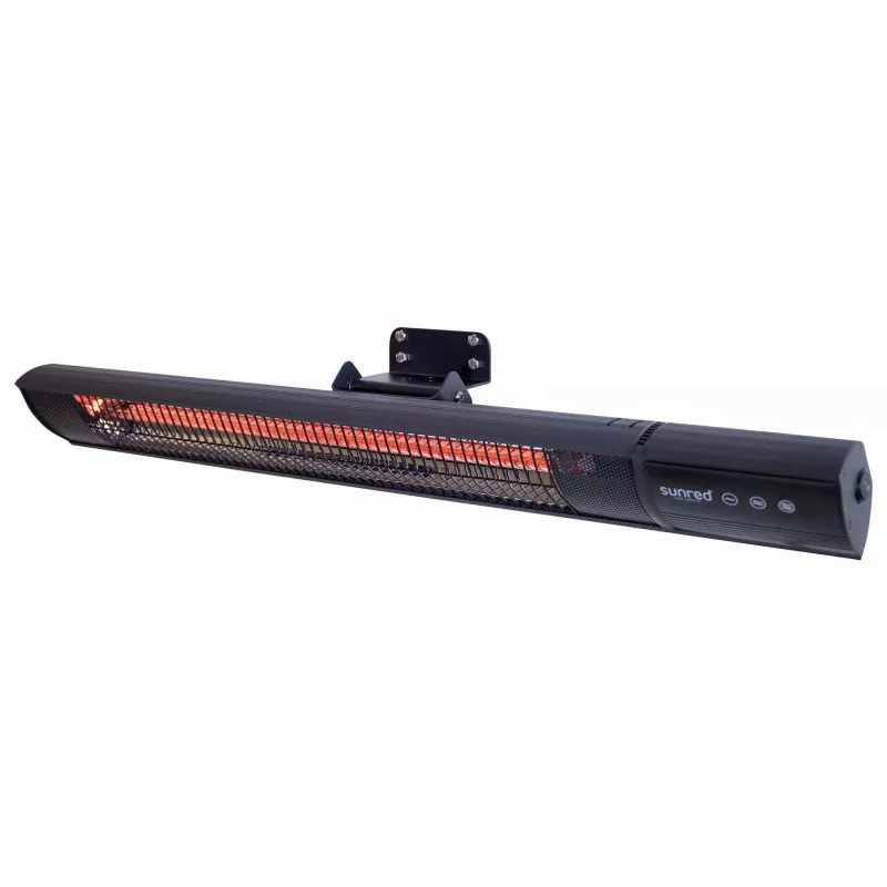 Infračervený žiarič SUNRED RD-DARK-25, 2500 W, nástenná montáž, IP55, čierna
