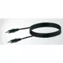 Audio kábel SCHWAIGER 3,5 mm konektor–konektor, 3 m, čierny