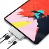 Satechi hliníkový USB-C hub pre iPad Pro strieborný