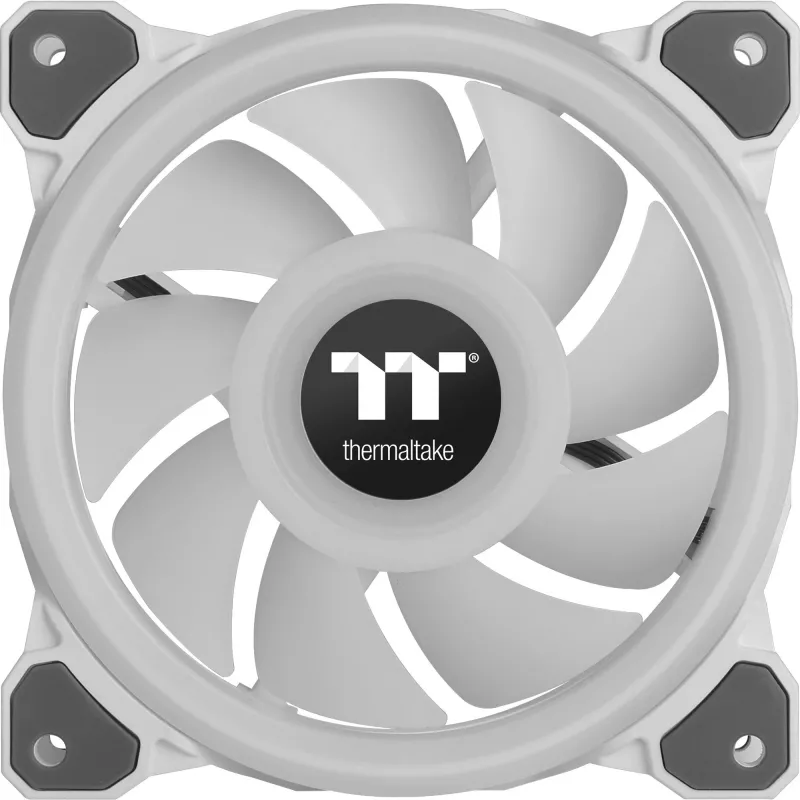 Thermaltake Riing Quad 12 RGB Radiator Fan TT Premium Edition CL-F100-PL12SW-C ventilátor radiátora, 120 mm, 500-1500 ot./min., biely, samostatné balenie