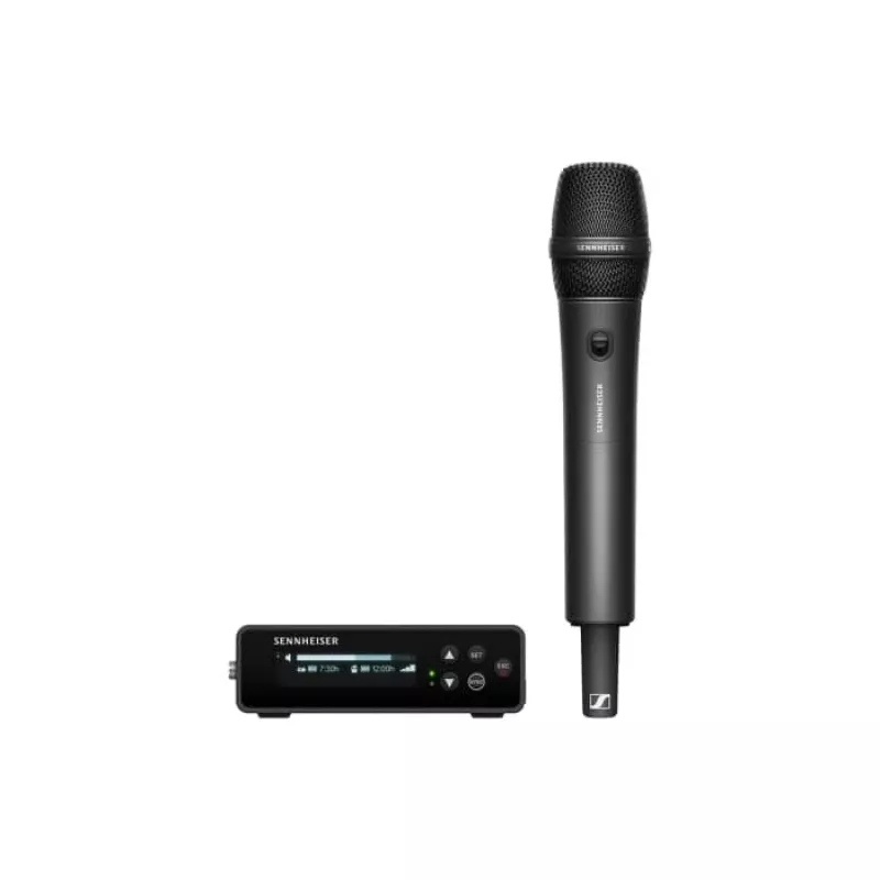 Sennheiser EW-DP 835 SET (R4-9) - kamera sada s miniatúrnym vysielačom a ručným mikrofónom s MMD 835 kapsulou, 552-608 MHz