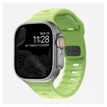 Remienok Nomad Sport Band svetlozelený guma — šírka 21,5 mm, zápästie 160–195 mm