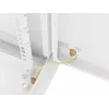 Nástenný rack Lanberg WF01-6612-00S 12U sivá 60 kg