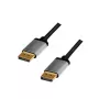 DisplayPort kábel LogiLink CDA0102 3 m sivý čierny