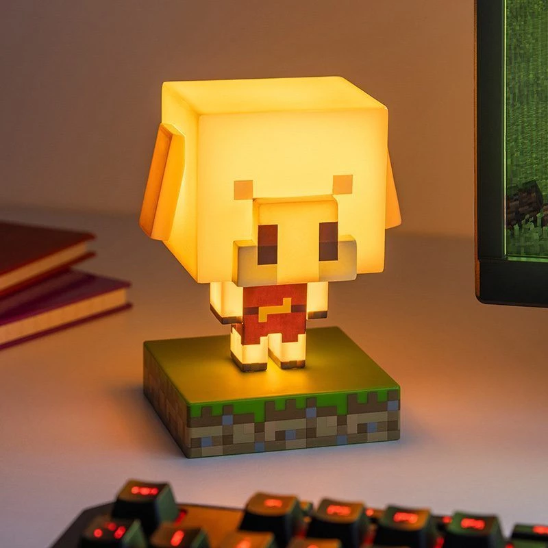 Stolová lampa Paladone Icon Light PP14431MCF Piglin LED, dekoratívna v hernom dizajne