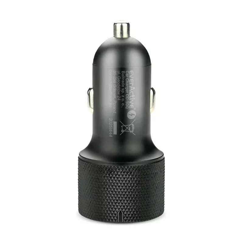 Auto nabíjačka everActive CC-50Q QC3.0 75W s podporou Quick Charge 3.0 a USB portami