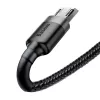 Baseus Cafule 2.4A 1 m Micro-USB kábel (sivá/čierna)