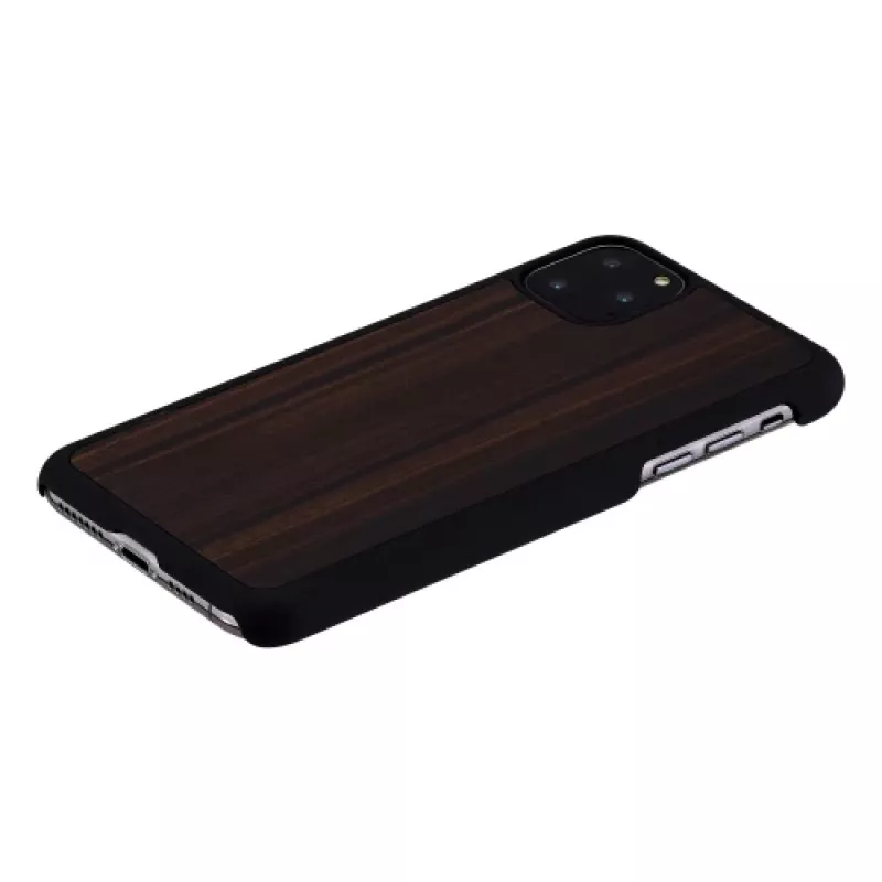 Puzdro na smartphone man and wood pre iPhone 11 Pro Max, ebenovo čierna