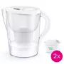 Kanvica na filtráciu vody BRITA Marella XL s kapacitou 3,5 l a 2 kazetami Maxtra+ Pro