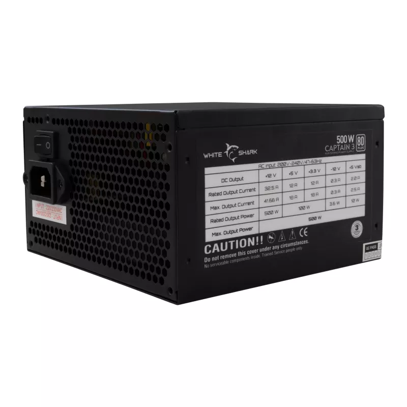 Napájací zdroj White Shark GPSU-W500F Captain 3 500W