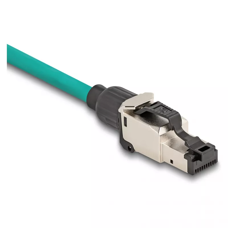 DeLOCK 86016 drôtový spoj RJ45/LSA čierna strieborná konektor samec
