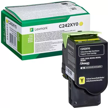 Toner Lexmark C242XY0 3000 strán žltý