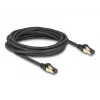 Sieťový kábel DeLOCK RJ45 Cat.6A konektor samec na konektor samec S/FTP 5m čierny