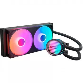 Kvapalinový CPU chladič NZXT Kraken Core RGB 240 – All-in-One 240-mm radiátor, RGB osvetlenie, čierny