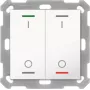 MDT BE-TAL5502.B1 tlačidlo Light 55 2-násobné RGBW spínanie (BE-TAL5502.B1)