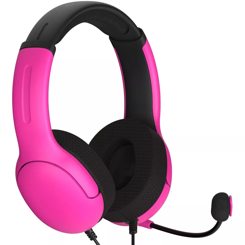 PDP PS5 & PC NEBULA ULTRA VIOLET AIRLITE DRÔTOVÝ HEADSET, káblový, herný, headset, čierny, ružový