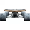 Longboard RAM Solitary Blanc de blanc — RAM longboard, bielo-sivý povrch