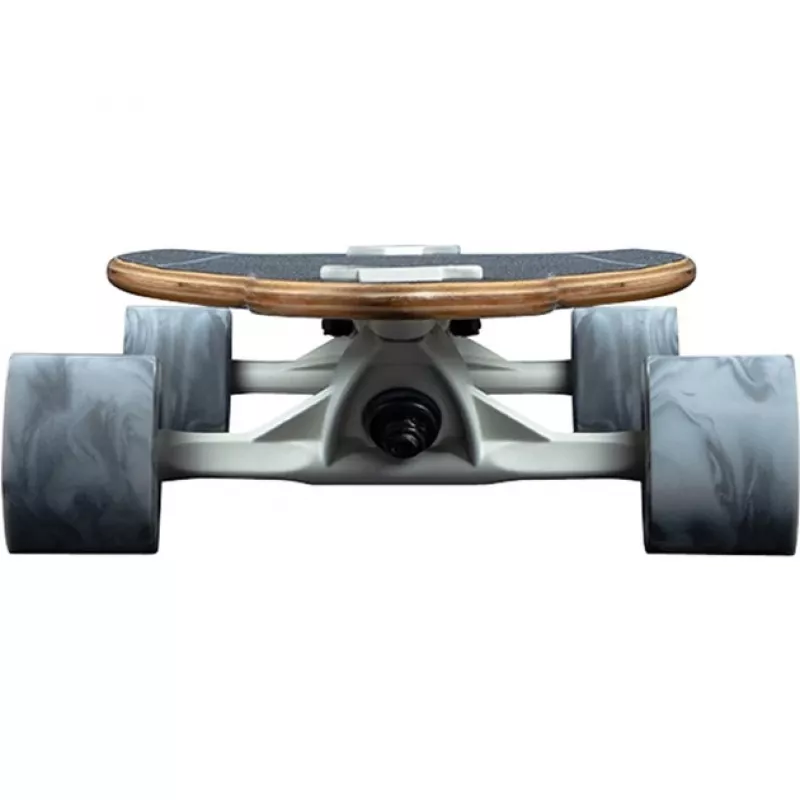Longboard RAM Solitary Blanc de blanc — RAM longboard, bielo-sivý povrch