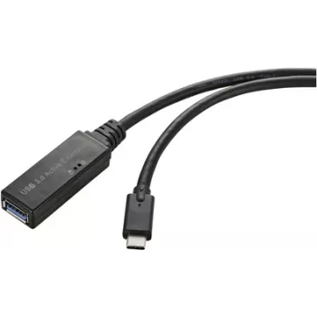 Renkforce RF-5231962 USB kábel čierny