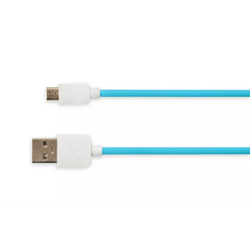 USB 2.0 kábel IBOX IKUMD3A — USB A na Micro-USB B, 1 m, modrý