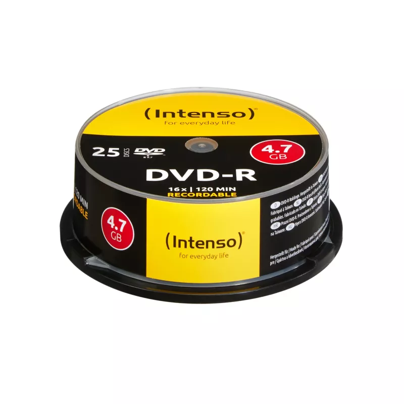 DVD-R Intenso 4,7 GB 16x 25 ks