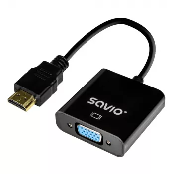 Savio adaptér HDMI-VGA AK-75