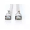 Digitus CAT 6A F-FTP tenký patch kábel 10 m sivý