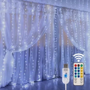 LED záves Extralink KURTYNA LED 3x3 s diaľkovým ovládačom (model EX.73172)
