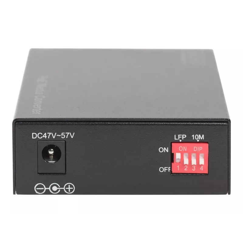 Digitus Gigabit PoE mediálny konvertor, RJ45 / SC, SM, PSE