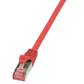 Logilink PrimeLine - Patch kábel - RJ-45 (M) - RJ-45 (M) - 1 m - SFTP, PiMF - CAT 6 - hladký, bezhalogénový - červený (CQ2034S)