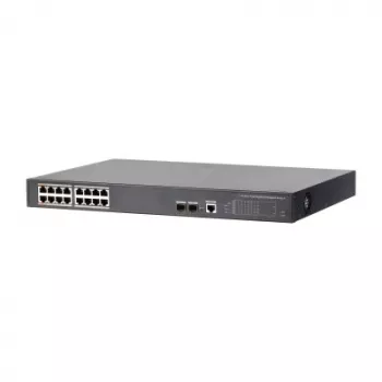 Dahua Technology PoE DH-PFS4218-16GT-240 sieťový switch Managed Gigabit Ethernet (10/100/1000) Power over Ethernet (PoE) čierna