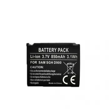 Batéria extra digital DV00DV1201 pre SAMSUNG D900 D908 E780 E788 — 3,7 V 1000 mAh