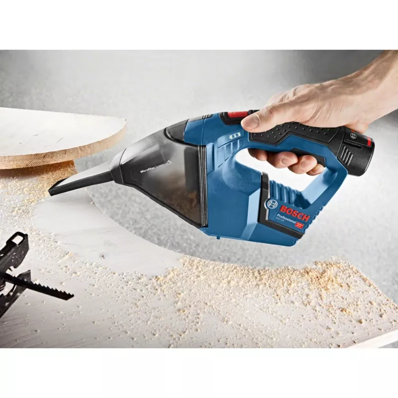 Bosch GAS 10,8 V-LI ručný vysávač modrá bez vrecka