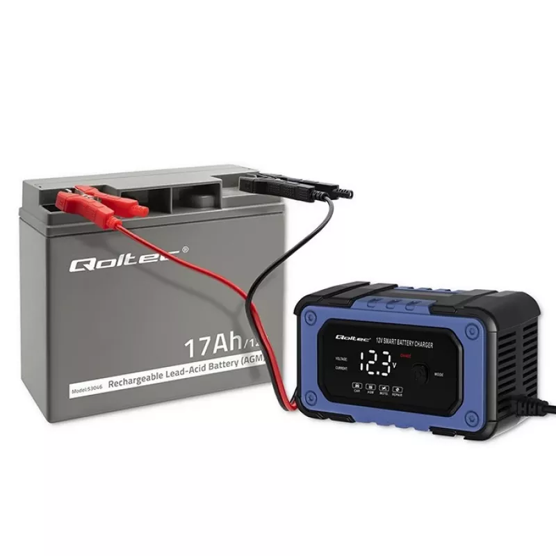 Qoltec 53046 AGM batéria 12 V 17 Ah, max. 255 A