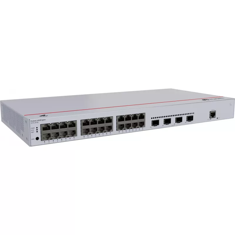 Switch Huawei S310-24T4X Gigabit Ethernet 24 portov 1U sivý