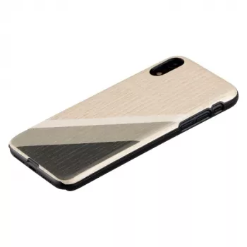 Puzdro na telefón man and wood pre iPhone XR gray suit čierna — ochranné puzdro