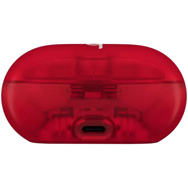 Beats Solo Buds - True Wireless slúchadlá - Transparent Red, model A3151 A3150 A3152