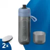BRITA Active vodná filtračná fľaša 600 ml pastelovo modrá s filtrami
