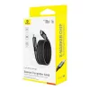 USB-C na USB-C nabíjací kábel Baseus Tungsten Gold 100W 1 m, čierny, nylon